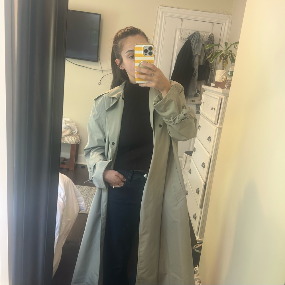 Vintage Carol Cohen x Nino “Drizzle” long trench coat